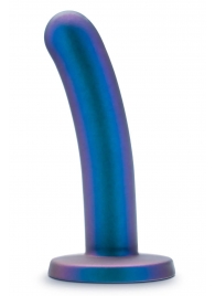 Синяя насадка с гладкой поверхностью Surrender 5.75 Inch Intermediate Pegging Dildo - 14,6 см. - Blush Novelties - купить с доставкой в Уфе