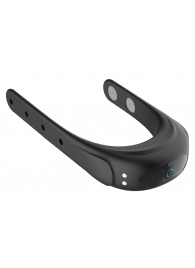 Черное эрекционное виброкольцо на ремешках - Boys of Toys - в Уфе купить с доставкой