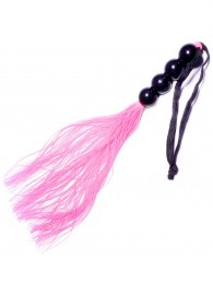 Розовая силиконовая плеть - 35,5 см. - Boys of Toys - купить с доставкой в Уфе