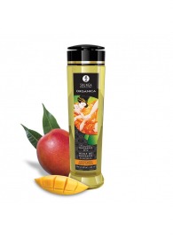 Массажное масло для тела Luscious Mango с ароматом манго - 240 мл. - Shunga - купить с доставкой в Уфе
