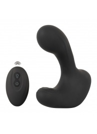 Черная анальная вибропробка с функцией расширения RC Butt Plug with 3 functions - Orion - в Уфе купить с доставкой