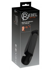 Черный вибромастурбатор с трехточечной стимуляцией Penis Trainer with 3 Point Stimulation - Orion - в Уфе купить с доставкой