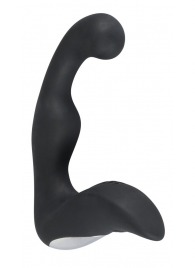 Черный перезаряжаемый стимулятор простаты с вибрацией - 14,6 см. - Orion - в Уфе купить с доставкой