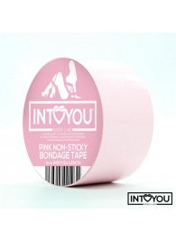 Розовый скотч для фиксации Non-Sticky Bondage Tape - 15 м. - Intoyou - купить с доставкой в Уфе