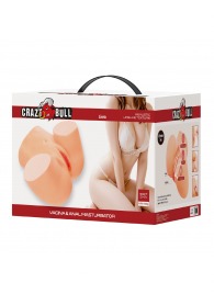 Телесный мастурбатор Liora с 2 любовными тоннелями - Baile - в Уфе купить с доставкой