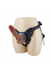 Поясной страпон Wells: трусики в форме бабочки и фаллоимитатор-насадка - Baile - купить с доставкой в Уфе