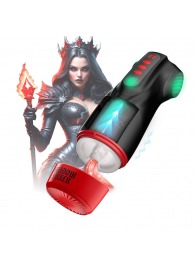 Интерактивный мастурбатор Raven с вакуумом, вибрацией и подсветкой - Shots Media BV - в Уфе купить с доставкой