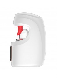 Белый мастурбатор с язычком и возвратно-поступательными движениями - Secwell - в Уфе купить с доставкой