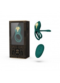 Зеленое эрекционное виброкольцо Bayek с пультом ДУ - Zalo - в Уфе купить с доставкой