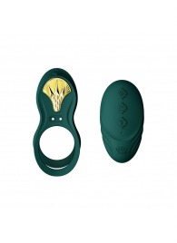 Зеленое эрекционное виброкольцо Bayek с пультом ДУ - Zalo - в Уфе купить с доставкой