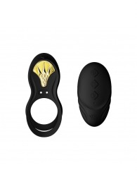 Черное эрекционное виброкольцо Bayek с пультом ДУ - Zalo - в Уфе купить с доставкой