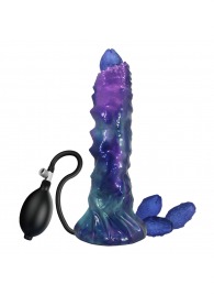 Фиолетовый яйцеродящий фаллоимитатор Duskwalker Sentinal на присоске - 22,4 см. - Baile - купить с доставкой в Уфе