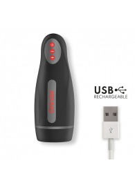 Черный автоматический мастурбатор с управлением через приложение - Oninder - в Уфе купить с доставкой