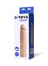 Реалистичная насадка с ярко выраженной головкой - 16,5 см. - A-toys - в Уфе купить с доставкой