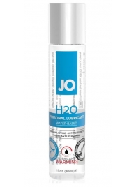 Возбуждающий лубрикант на водной основе JO Personal Lubricant H2O Warming - 30 мл. - System JO - купить с доставкой в Уфе