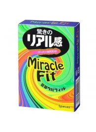 Презервативы Sagami Xtreme Miracle Fit - 5 шт. - Sagami - купить с доставкой в Уфе