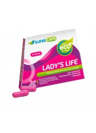 Возбуждающие капсулы Ladys Life - 14 капсул (0,35 гр.) - SuperCaps - купить с доставкой в Уфе