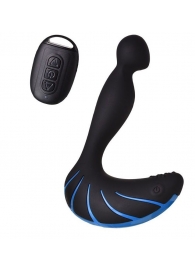 Чёрно-синий массажер простаты Erotist Third - Erotist Adult Toys - в Уфе купить с доставкой Чёрно-синий массажер простаты Erotist Third - Erotist Adult Toys - в Уфе купить с доставкой