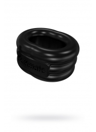 Чёрное эрекционное виброкольцо Stretch - Bathmate - в Уфе купить с доставкой