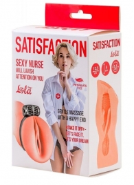 Мастурбатор с виброкольцом Satisfaction Magazine Nurse - Lola Games - в Уфе купить с доставкой