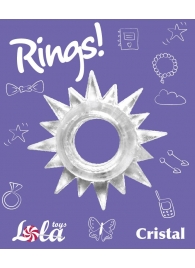 Прозрачное эрекционное кольцо Rings Cristal - Lola Games - в Уфе купить с доставкой