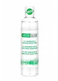 Гель-смазка 2-в-1 MASSAGE   LUBRICANT ALOE VERA - 300 мл. - Waterglide - купить с доставкой в Уфе