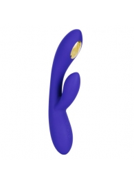 Фиолетовый вибратор с функцией электростимуляции Intimate E-Stimulator Dual Wand - 21,5 см. - California Exotic Novelties - купить с доставкой в Уфе