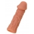 Телесная реалистичная насадка KOKOS Extreme Sleeve 05 с дополнительной стимуляцией - 12,7 см. - KOKOS - в Уфе купить с доставкой