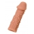 Телесная реалистичная насадка KOKOS Extreme Sleeve 06 с дополнительной стимуляцией - 12,7 см. - KOKOS - в Уфе купить с доставкой