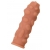 Телесная реалистичная насадка KOKOS Extreme Sleeve 11 с дополнительной стимуляцией - 12,7 см. - KOKOS - в Уфе купить с доставкой