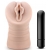 Телесный мастурбатор-вагина с вибропулей Ashley - Blush Novelties - в Уфе купить с доставкой