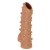Телесная насадка с шипами и открытой головкой Nude Sleeve S - 10 см. - KOKOS - в Уфе купить с доставкой