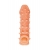 Телесная закрытая насадка с пупырышками Cock Sleeve Size M - 15,6 см. - KOKOS - в Уфе купить с доставкой