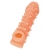 Телесная закрытая насадка с пупырышками Cock Sleeve Size L - 17,6 см. - KOKOS - в Уфе купить с доставкой