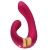 Малиновый гибкий вибростимулятор MIYO с двумя моторами - 18,5 см. - Shunga