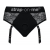 Черные трусики для насадок Diva Lingerie Harness - size M - Strap-on-me - купить с доставкой в Уфе