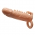 Телесная удлиняющая насадка Penis Sleeve Emmitt - 17 см. - Baile - в Уфе купить с доставкой