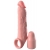 Телесная насадка-удлинитель 2 Inch Silicone X-tension with Strap - 20,3 см. - Pipedream - в Уфе купить с доставкой