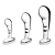 Набор из 3 стальных стимуляторов простаты Stainless Steel P-spot Training Set - b-Vibe - в Уфе купить с доставкой