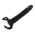 Чёрная насадка-фаллос для двойного проникновения INFLATABLE DILDO SLIM DONG  - 13,5 см. - Toyz4lovers - в Уфе купить с доставкой