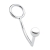 Кольцо на пенис с анальным стимулятором Stainless Steel Anal Hook   Cock Ring - BlueLine - в Уфе купить с доставкой
