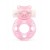 Розовое эрекционное виброкольцо в форме мишки - 1137 - в Уфе купить с доставкой