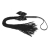 Чёрная плётка Lilly Whip Bijoux - Bijoux Indiscrets - купить с доставкой в Уфе