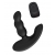 Черный силиконовый стимулятор простаты Levett Nitoc с пультом ДУ - Levett - в Уфе купить с доставкой