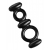 Двойное эрекционное кольцо Dual Stretch To Fit Cock and Ball Ring - XR Brands - в Уфе купить с доставкой