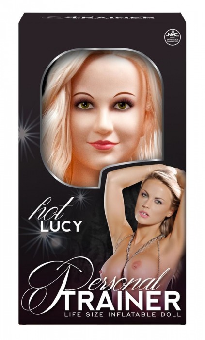 Надувная кукла с вибрацией и 2 любовными отверстиями Hot Lucy Lifesize Love Doll - NMC - в Уфе купить с доставкой