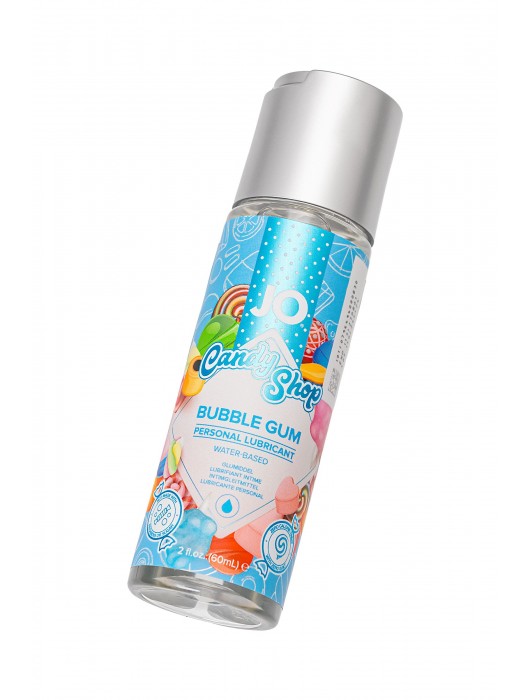 Смазка на водной основе Candy Shop Bubblegum с ароматом жвачки - 60 мл. - System JO - купить с доставкой в Уфе