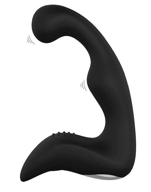 Чёрный перезаряжаемый массажёр простаты BOOTY PLEASER - Dream Toys - в Уфе купить с доставкой