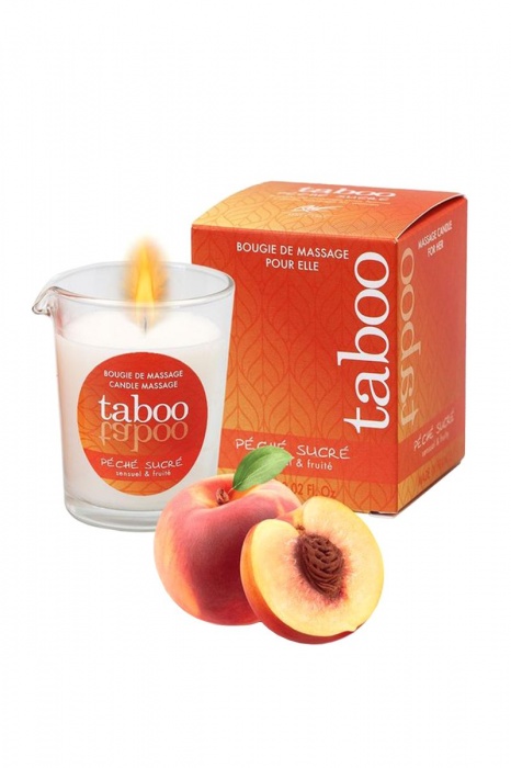 Массажное аромамасло с афродизиаками для женщин RUF Taboo Peche sucre - 60 гр. - RUF - купить с доставкой в Уфе