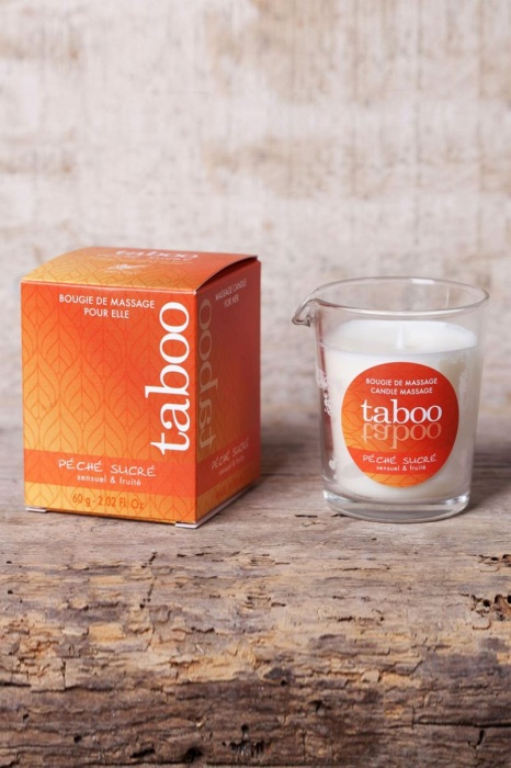 Массажное аромамасло с афродизиаками для женщин RUF Taboo Peche sucre - 60 гр. - RUF - купить с доставкой в Уфе